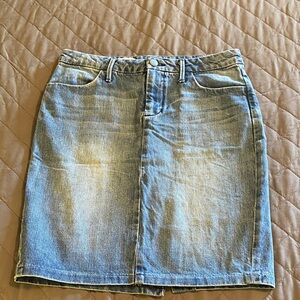 Gap denim pencil skirt